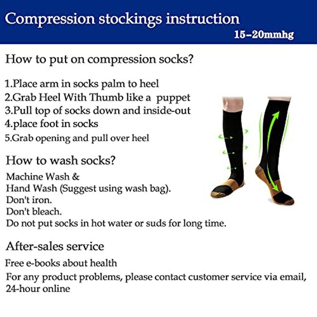 Copper Compression Socks Men Women Circulation 3 Pairs Best