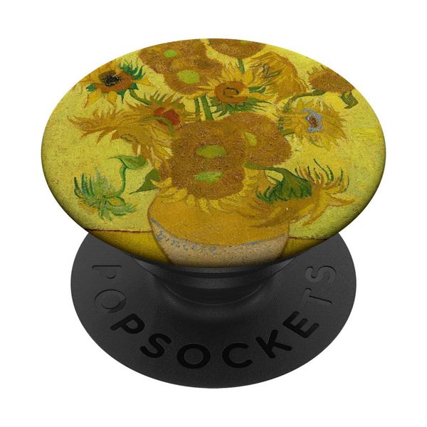 Sunflowers by Vincent Van Gogh Post-Impressionist Artwork PopSockets Adhesive PopGrip