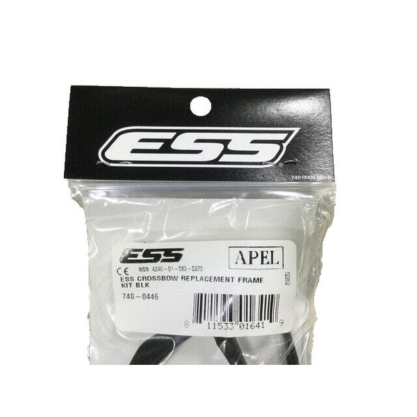 ESS EYE PRO Crossbow Replacement Frame-Black Pack OF 6