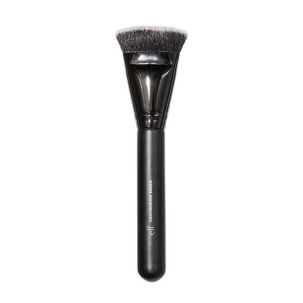 e.l.f. Contouring Brush, accessorio per make-up vegano, contorna e scolpisce gli zigomi facilmente, per bronzer e polvere viso