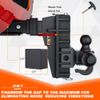2.5'' Receiver Trailer Hitch with Hook 6'' Drop Adjustable Towing Hitch 18500LBS