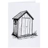 Large (A4) 'Tool Shed' Blank Greeting Card (GC00066348)