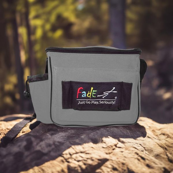 Fade Gear Lite Disc Golf Bag – Lightweight & Durable Starter Bag for Beginner and Intermediate Players (Gray)