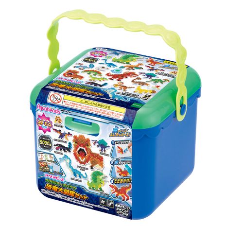 Aquabeads Epoch EPOCH Beads Set, 5000 Bead Bucket, Dinosaur Encyclopedia Set, AQ-E01, ST Mark Certified, For Ages 6 and Up, Toy, Water Sticks, Water