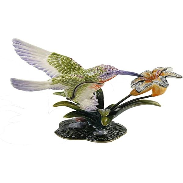 Juliana Trinket Box – Sparkling Hummingbird