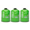 Generisch Optimus 3 x Ventil-Gaskartuschen Füllmenge 450g