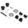 Lacement Buttons For Ps5 Controller,Borracha Controle Ps5,Accessories,Controller Replacement Kit For Ps5 Handle Conductive Rubber Pad Rocker 3D Plastic L12 Replacement Buttons Set