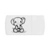 'Cute Sketchy Elephant' Pill Box with Tablet Splitter (PI00030206)