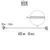 N/S 2 Cabin Hook, Silver