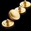 Soft Shutter Release Button (2 Pack/Black) High-end Pure Copper Camera Shutter Button (Gold)