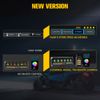 6 Gang Switch Panel ON/OFF Circuit Control Box LED Light Bar For Offroad Marine