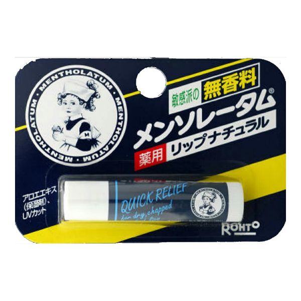 Himeryu 11th Anniversary Sale Rohto Pharmaceutical Mentholatum Medicated Lip Natural Quasi-drug (Lipstick) (4987241108008)