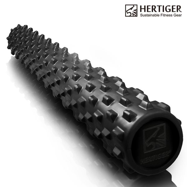 Hertiger Intense Foam Roller, Black