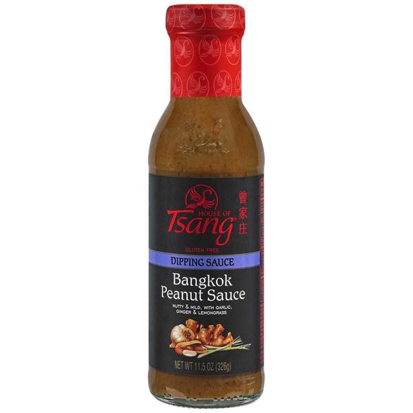 House of Tsang Bangkok Peanut Sauce, 11.5-Ounce Bottles (Pack of 6)