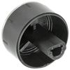 SPARES2GO Control Knob Switch Button for Bosch Cooker Oven Hob (Pack of 4 Knobs)