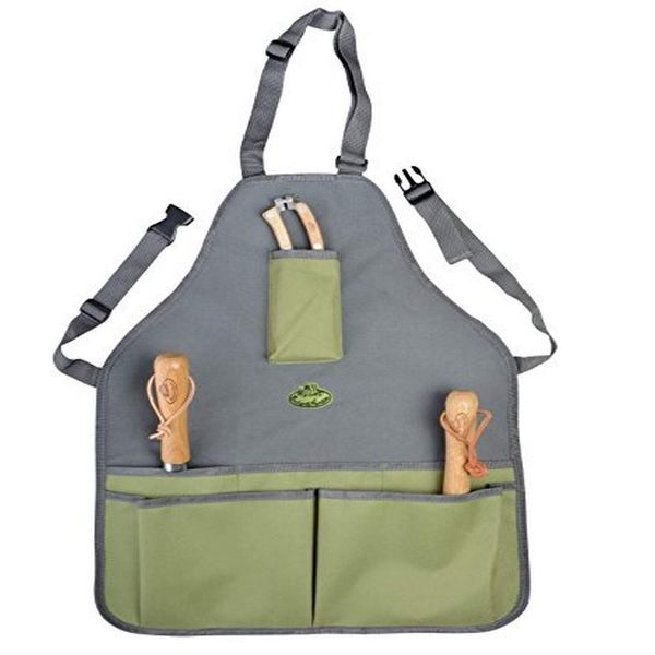 Fallen Fruits Garden Tool Apron - Grey, GT86