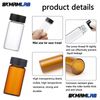 BKMAMLAB 30ml Clear Small Glass Vials 30pcs with Screw Caps(30pcs)