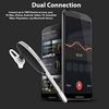 Tek Styz Headset Compatible with Fly DS131 in Ear Wireless Bluetooth Noise Canceling Earpiece (Black/Silver)
