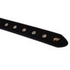 Lowlife Sphere Leather Belt in Black