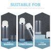 LALAFINA Pump Bottle, Vacuum Bottle, 1.7 fl oz (50 ml), Liquid/Latex Sorter Empty, Airless, Refill Bottle, Plastic Container, Transparent, Leak Proof, Makeup Remover, Cream Container, Travel Supplies, Set of 2