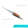 AA Pro: Soldering Tweezer 6" Str & Cvd Fiber Grip Cross Locking Reverse Action