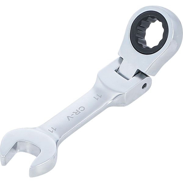 BGS 6911 | Ratchet Combination Wrench | short | adjustable | 11 mm