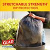 Glad Forceflexplus Drawstring Large Trash Bags 30 Gallon 50 Ct Black Tools NEW