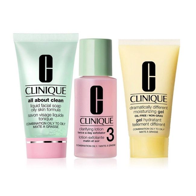 Clinique 3-Step Great Skin Everywhere Combination Oily 3-Piece Set *BRAND NEW