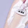 2 Handles + 6 Blades Women Razor Kit Shaver Replacement Heads Bikini Hair Removal Tool Non-Slip Travel Carry-Purple