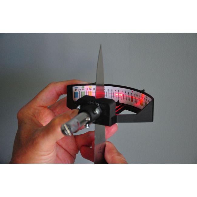 Laser Knife Edge Reader- be a better sharpener knowing your angles