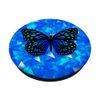 Blue Butterfly PopSocket Crystal Blue Pop Socket Butterfly PopSockets Adhesive PopGrip