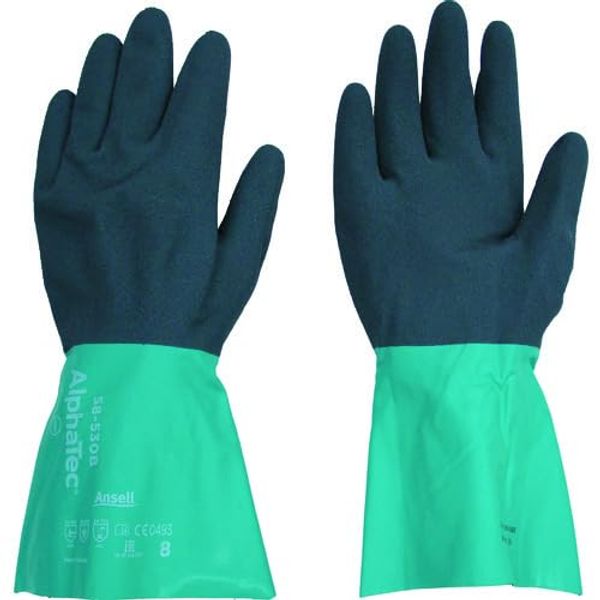 Ansel Chemical Resistant Gloves Alpha-Tech 58-530 LL Size 58-530-10