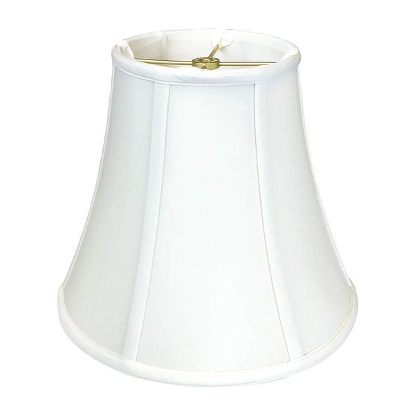 Royal Designs, Inc. True Bell Lamp Shade - White - 9 x 18 x 13.625