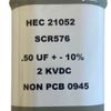 Oil Filled Capacitor .5 microfarads 2 KVDC ±10 % Resonating Capacitor HEC 21052