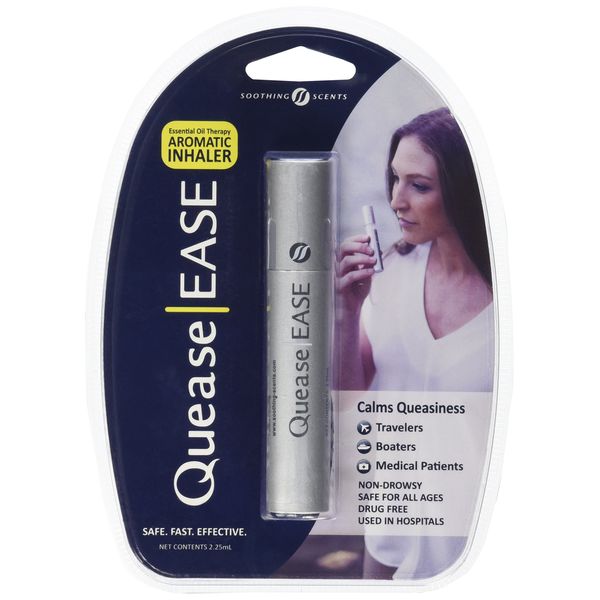 Soothing Scents QueaseEase Aromatic Inhaler ESSENTAIL Oil Therapy - 1 Ea Grey, 0.07 Fl Oz (Pack of 1)