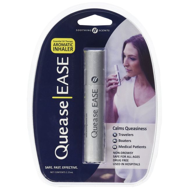 Soothing Scents QueaseEase Aromatic Inhaler ESSENTAIL Oil Therapy - 1 Ea Grey, 0.07 Fl Oz (Pack of 1)