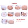 SelfTek Empty Powder Puff Box Air Cushion Container for DIY BB/CC Cream Liquid Foundation with Mirror and Sponge Puff