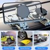 Universal Rotation Magnetic Phone Holder 360° Foldable Car Mount Stand Dashboard