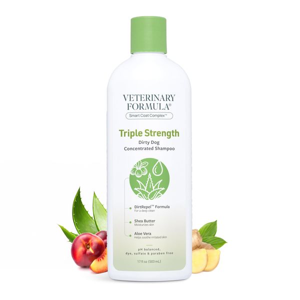 Veterinary Formula Solutions Triple Strength Dirty Dog Concentrated Shampoo, 17