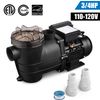 3/4 HP High Flo Above Ground Swimming Pool Pump w/ Strainer Filter Basket