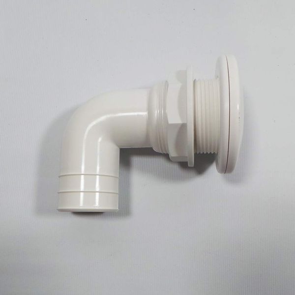 Osculati Plastic Skin Fitting 90 Degree Elbow - 1 1/2"