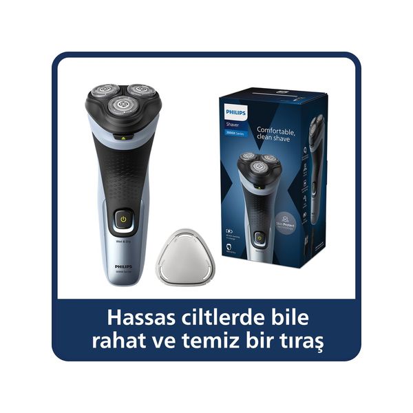 3000X Serisi Islak & Kuru Elektrikli Tıraş Makinesi - X3063/00