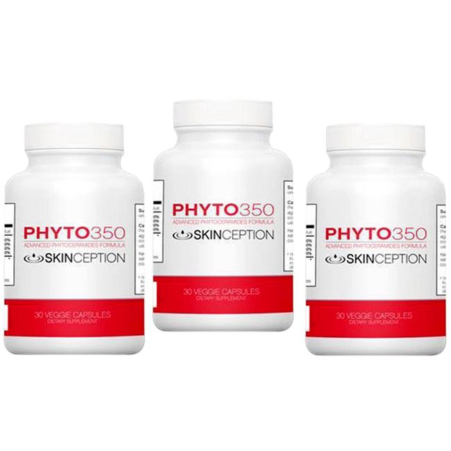 Skinception Phyto350 Advanced Phytoceramides Formula 30 Count each Bottle