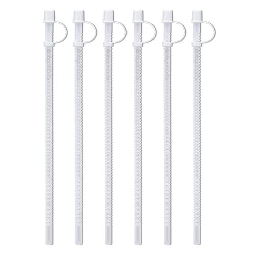 15" Flexible Straws for Jumbo Mugs (6)