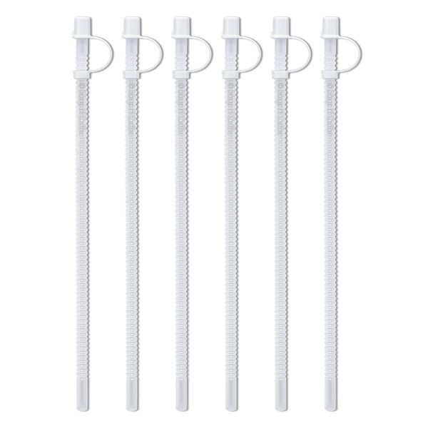 15" Flexible Straws for Jumbo Mugs (6)