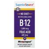Methylcobalamin B-12, Folic Acid, 60 Instant Dissolve Tablets
