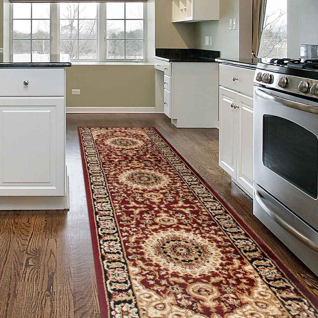 Area Rugs Traditional Oriental Medallion Carpets Kitchen Rugs 2x10 Runner Rugs