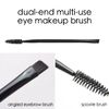 HAPPITON 5PCS Dual Ended Eyelash Eyebrow Brush Angled Eye Brow Brush for Lining Shaping Brows Spoolie for Brows Lashes