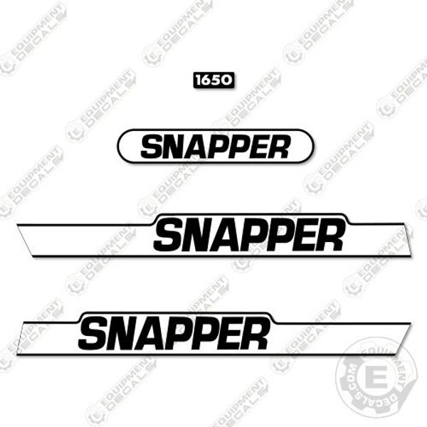 Fits Snapper 1650 Decal Kit Tractor Mower Decals - 7 YEAR 3M VINYL!
