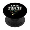 Laser Tech Christmas Photonic Technologist Technician Squad PopSockets Adhesive PopGrip